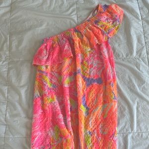 One Shoulder Lilly Pulitzer Dress